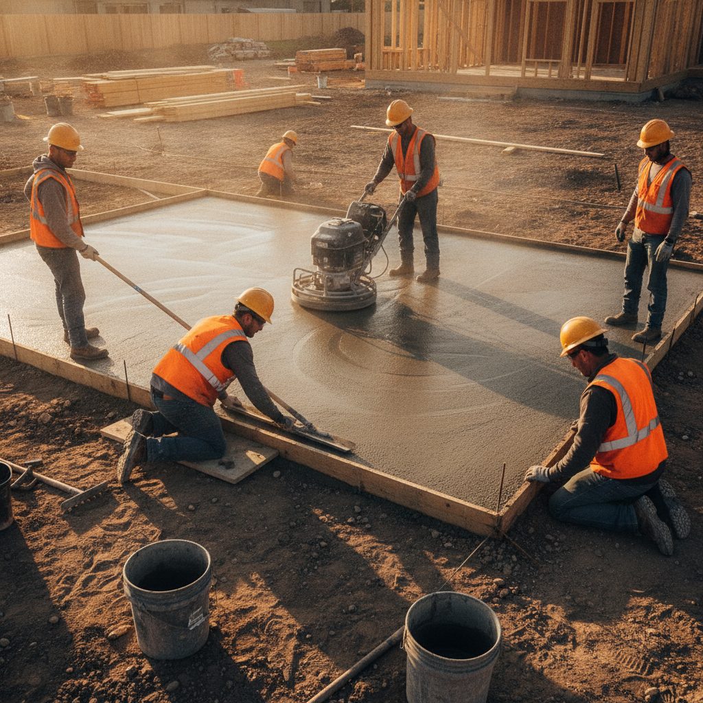 Golden Paw Concrete crew