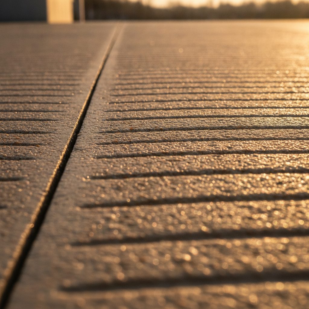 Broom finish